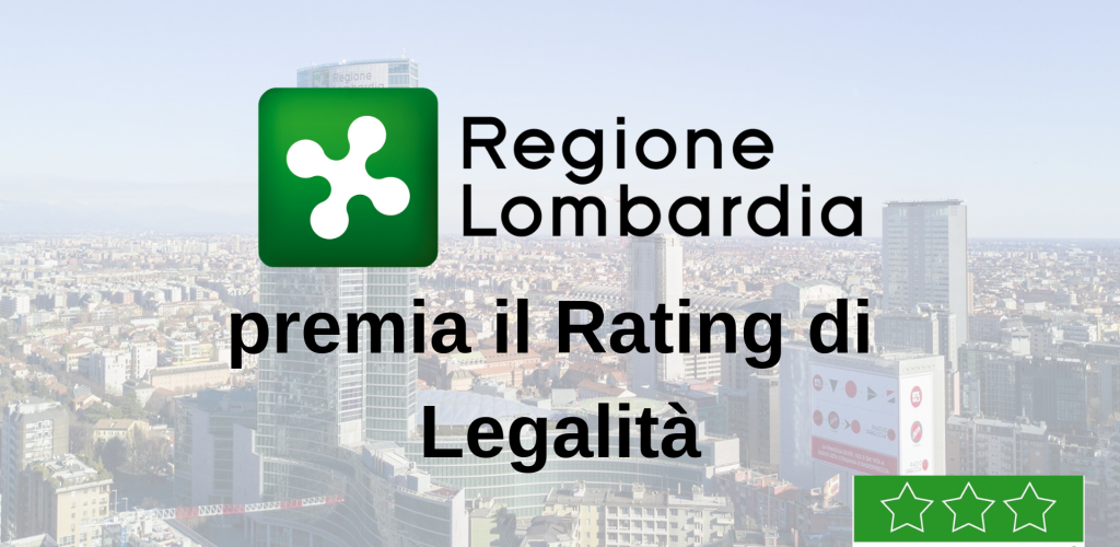 Regione Lombardia Premia Il Rating Di Legalità